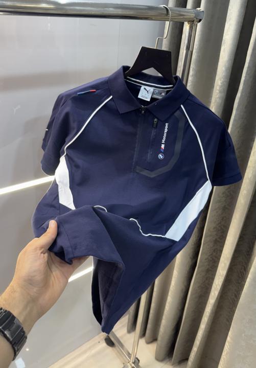 Pum a Navy Blue BMW Edition Premium Polo T-Shirt