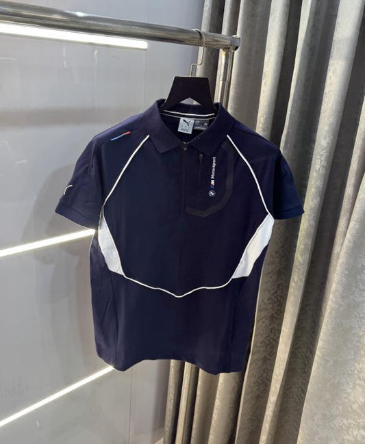 Pum a Navy Blue BMW Edition Premium Polo T-Shirt