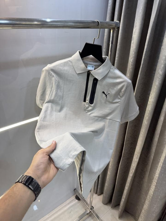 Pum a Cream Premium Polo T-Shirt