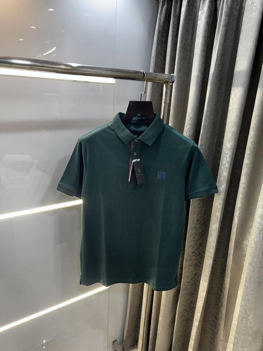 Rare Rabbit Bottle Green Premium Polo T-Shirt