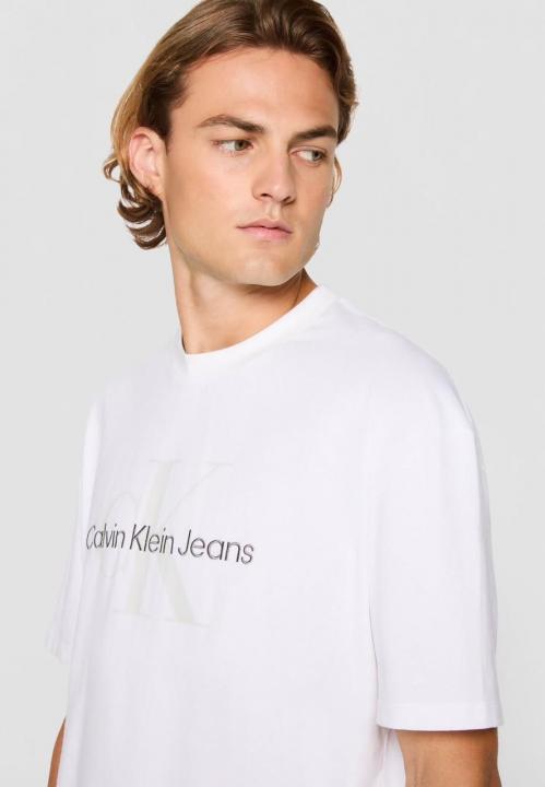 Calvin Klein White Logo Print Premium T-Shirt