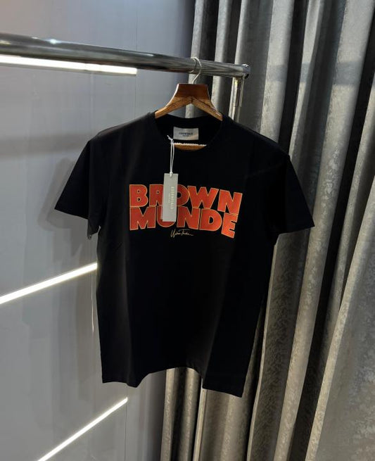Essential Black Brown Munde Imported T-Shirt