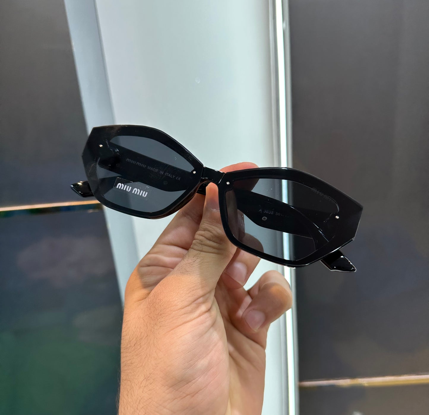 Miu Miu Black Gold 3835 Ultimate Luxury Shade With Original Packaging
