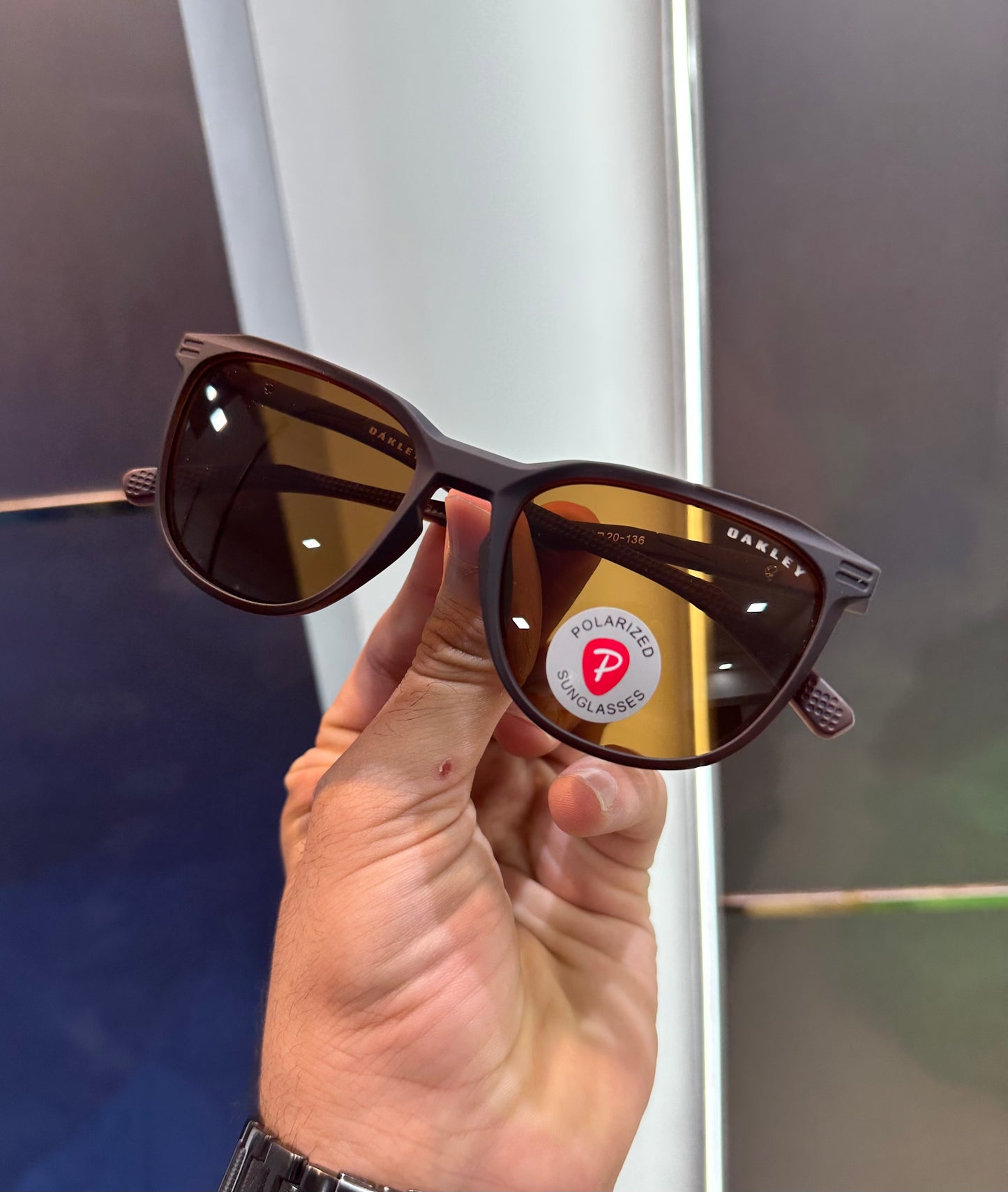 Oakley Brown Ultimate Luxury Shade With Original Packaging