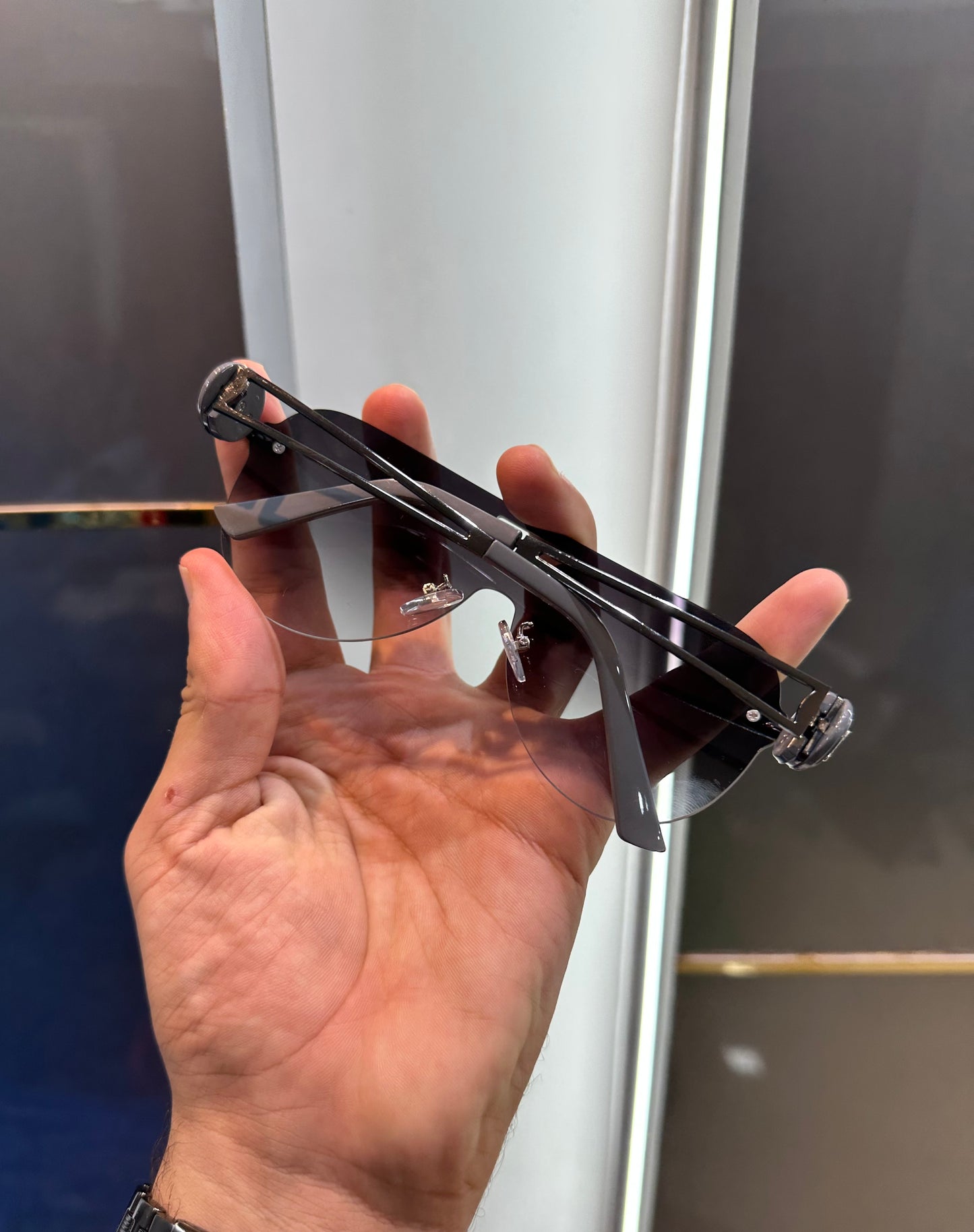 Versac e Black Shaded 4118 Ultimate Luxury Shade With Original Packaging