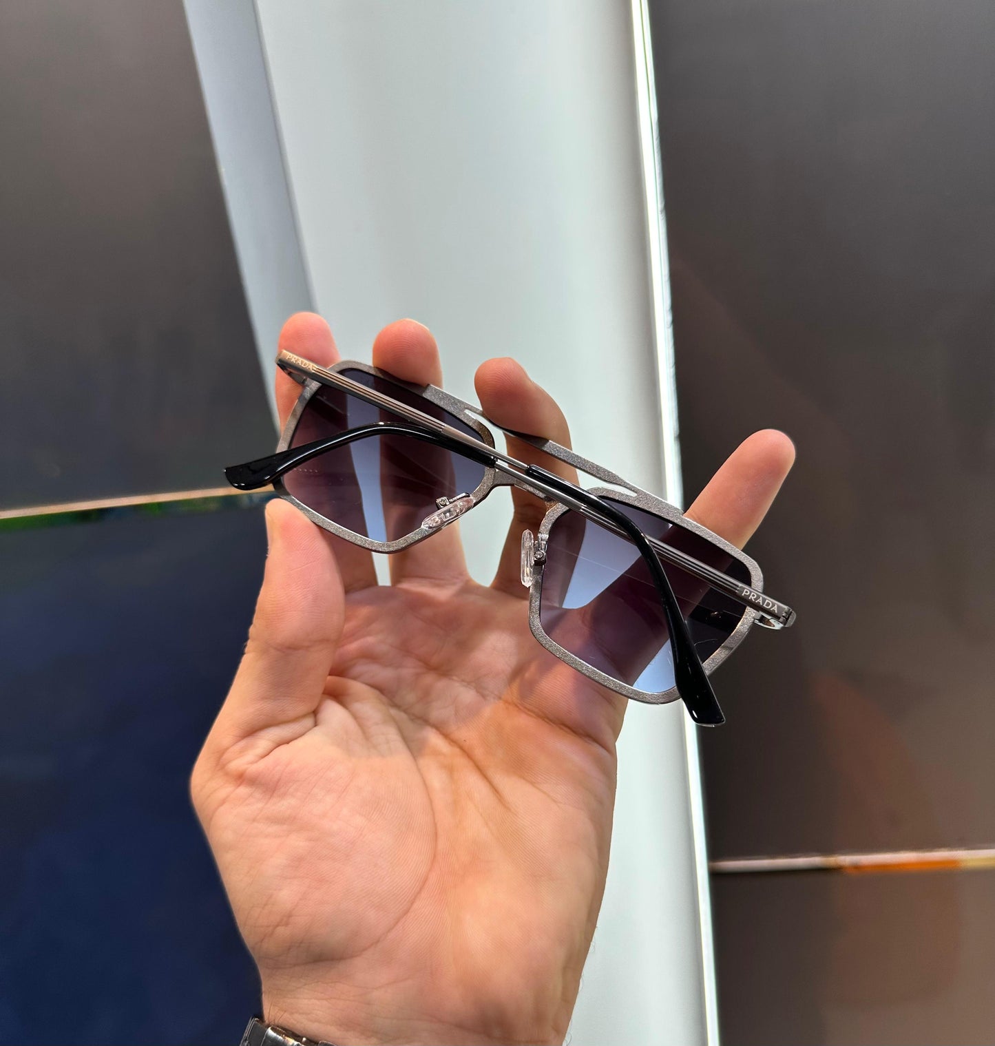 Prada Blue 3093 Ultimate Luxury Shade With Original Packaging