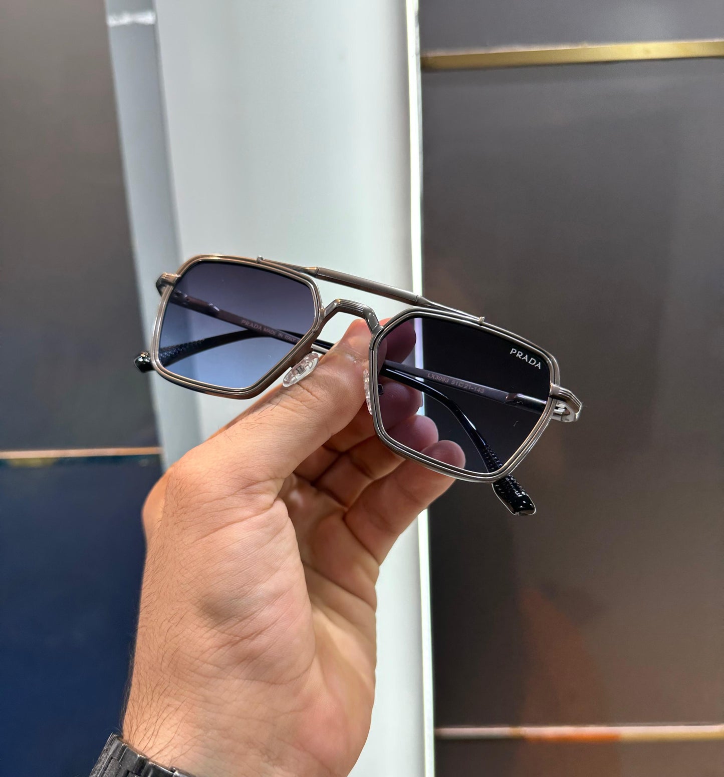 Prada Blue 3093 Ultimate Luxury Shade With Original Packaging