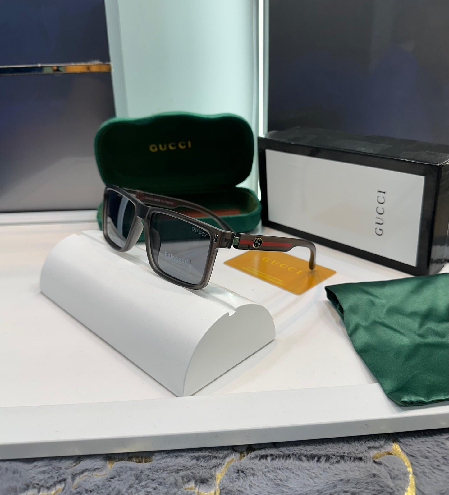 Gucci 8949 Grey Ultimate Luxury Shade With Original Packaging