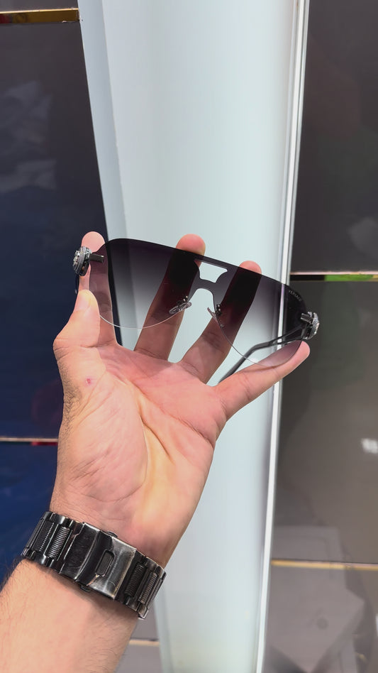 Versac e Black Shaded 4118 Ultimate Luxury Shade With Original Packaging